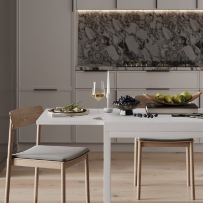 Стол-трансформер Art in Head Armstrong 680x750x890 Белый бриллиант/Белый (TB08010000110)