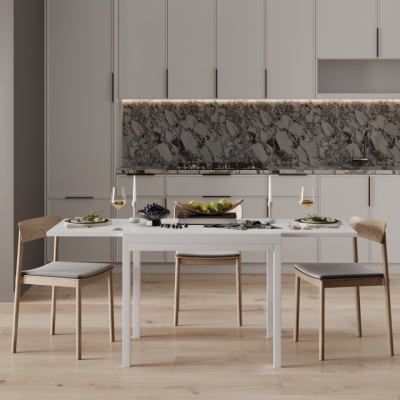 Стол-трансформер Art in Head Armstrong 680x750x890 Белый бриллиант/Белый (TB08010000110)