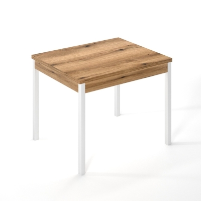 Стол-трансформер Art in Head Lunch 900x750x600 Дуб Эвок/Белый (TB19100000010)