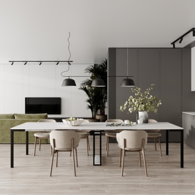 Стол-трансформер Art in Head Sensei (разобранный) 900*3300*750 Белый бриллиант (TB29010000030)