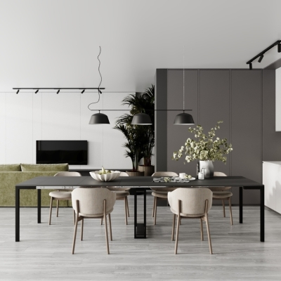 Стол-трансформер Art in Head Sensei (разобранный) 900*3300*750 Антрацит (TB29020000030)