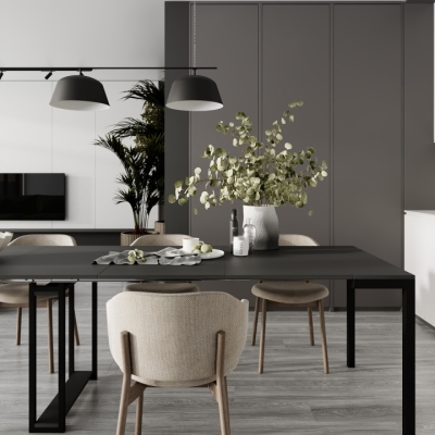 Стол-трансформер Art in Head Sensei (разобранный) 900*3300*750 Антрацит (TB29020000030)