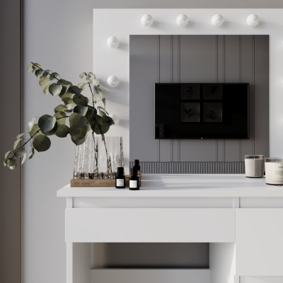 Стол туалетный Art in Head Beauty 940х430х1400 Белый бриллиант (TB31010100000)