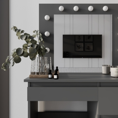 Стол туалетный Art in Head Beauty 940х430х1400 Графит серый (TB31070700000)