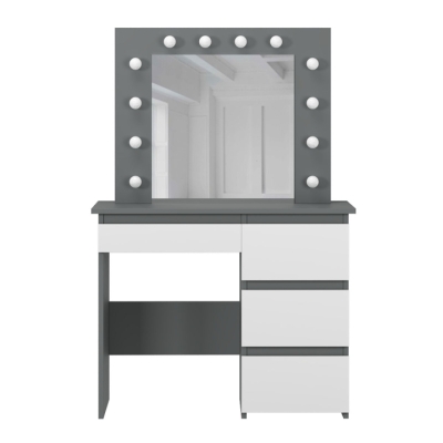 Купить Стол туалетный Art in Head Beauty 940х430х1400 Графит/Белый бриллиант (TB31070100000). Фото