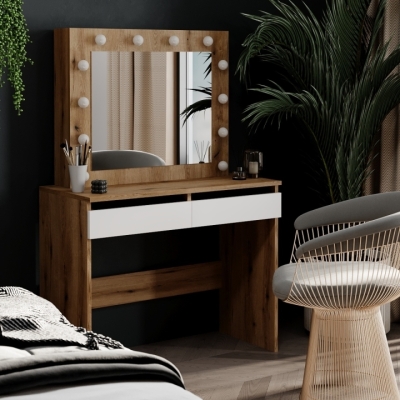 Стол туалетный Art in Head Malta 940х430х1400 Дуб эвок/Белый бриллиант (TB32100100000)