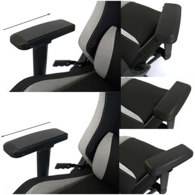 Кресло геймерское АКЛАС Альтрон R-MB OT-R240 (Черный/Серый)