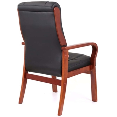 Кресло конференционное АКЛАС Гарет EX CF (PU Черный)