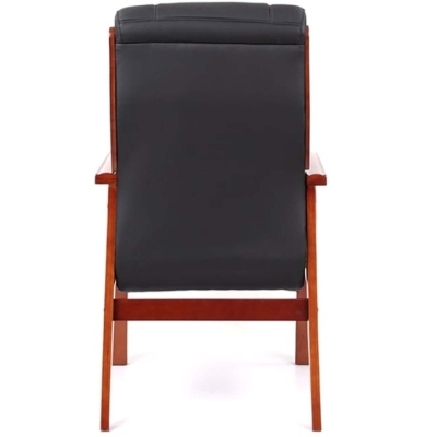 Кресло конференционное АКЛАС Гарет EX CF (PU Черный)