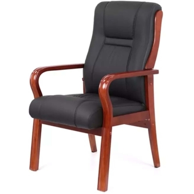 Кресло конференционное АКЛАС Гарет EX CF (PU Черный)