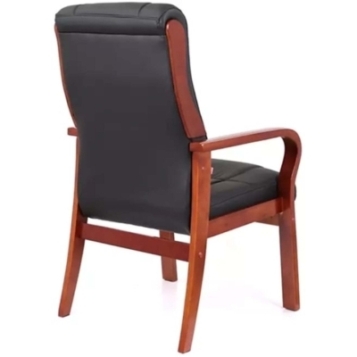 Кресло конференционное АКЛАС Гарет EX CF (PU Черный)