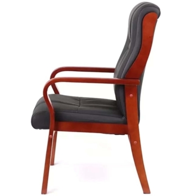 Кресло конференционное АКЛАС Гарет EX CF (PU Черный)