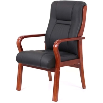 Кресло конференционное АКЛАС Гарет EX CF (PU Черный)