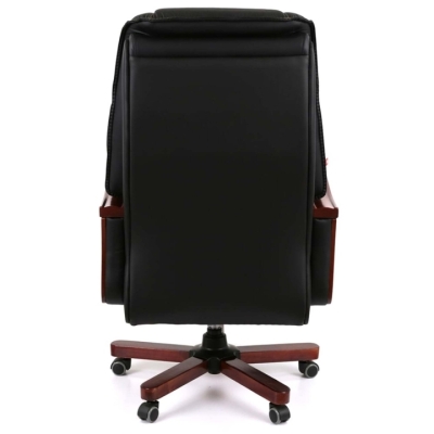 Кресло АКЛАС Галахад EX RL (Кожа LC-A Black)