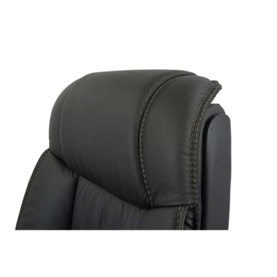 Кресло АКЛАС Галахад EX RL (Кожа LC-A Black/PU Black)