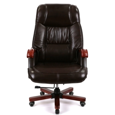 Кресло АКЛАС Галахад EX RL (Кожа LC-K Dark brown)