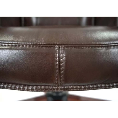 Кресло АКЛАС Галахад EX RL (Кожа LC-K Dark brown)