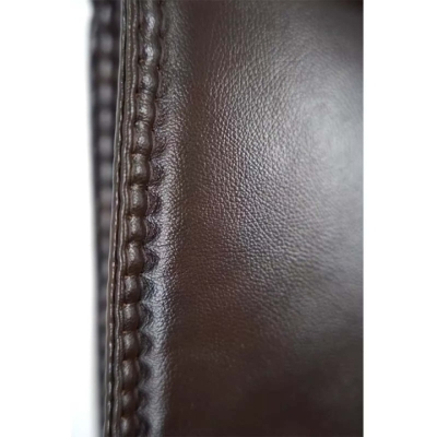 Кресло АКЛАС Галахад EX RL (Кожа LC-K Dark brown/PU Dark brown)