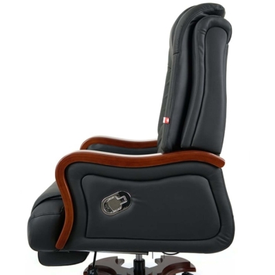 Кресло АКЛАС Тристрам EX RL Черный (Кожа LC-A black)