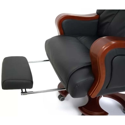 Кресло АКЛАС Тристрам EX RL (Кожа LC-A Black)