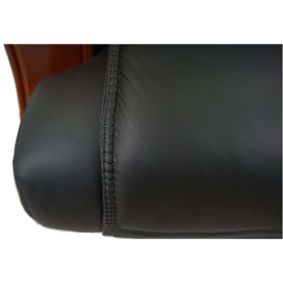 Кресло АКЛАС Тристрам EX RL Черный (Кожа LC-A black)