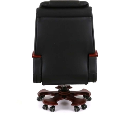 Кресло АКЛАС Тристрам EX RL Черный (Кожа LC-A black)