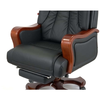 Кресло АКЛАС Тристрам EX RL Черный (Кожа LC-A black)