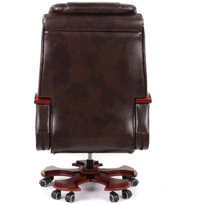 Кресло АКЛАС Тристрам EX RL (Кожа Lux LC-K Dark brown)