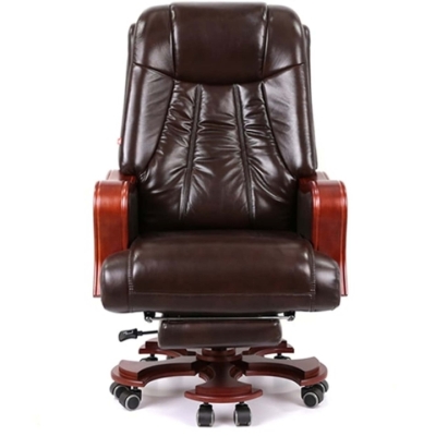 Кресло АКЛАС Тристрам EX RL Коричневый (Кожа Lux LC-K dark brown)