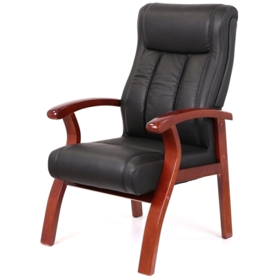 Кресло конференционное АКЛАС Брунор EX CF ECO (PU Черный)