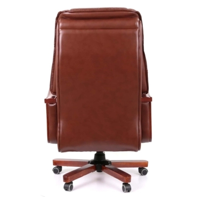 Кресло АКЛАС Галахад EX RL (Кожа LC-I Brown/PU Brown)