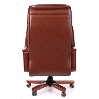 Кресло АКЛАС Галахад EX RL Коричневый (Кожа LC-I brown)