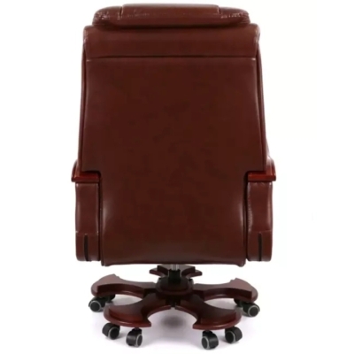 Кресло АКЛАС Тристрам EX RL (Кожа Lux LC-I Brown/PU Brown)