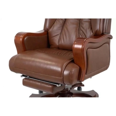 Кресло АКЛАС Тристрам EX RL (Кожа Lux LC-I Brown)