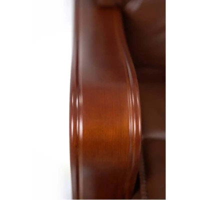 Кресло АКЛАС Тристрам EX RL (Кожа Lux LC-I Brown/PU Brown)