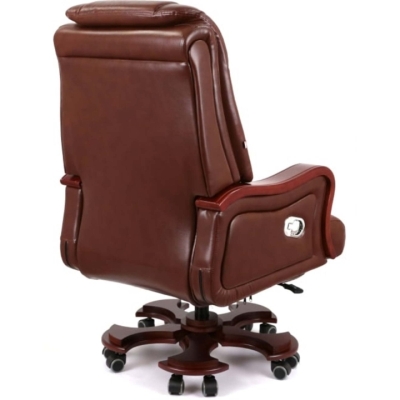 Кресло АКЛАС Тристрам EX RL Коричневый (Кожа Lux LC-I brown)