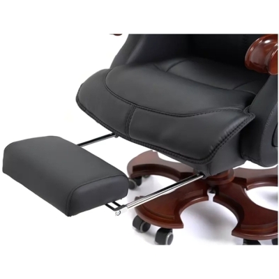 Кресло АКЛАС Ланселот EX RL (Кожа LC-A Black)