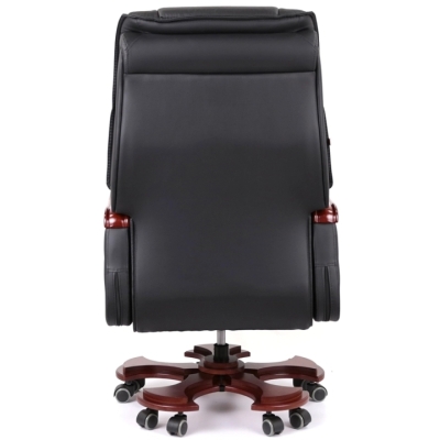 Кресло АКЛАС Ланселот EX RL (Кожа LC-A Black)