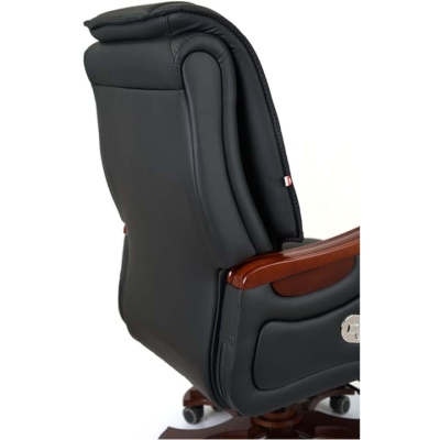 Кресло АКЛАС Ланселот EX RL Черный (Кожа LC-A)