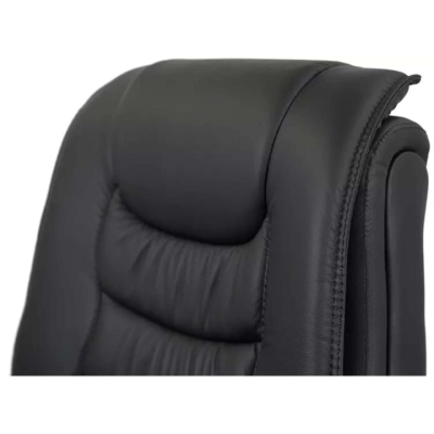 Кресло АКЛАС Ланселот EX RL (Кожа LC-A Black/PU Black)