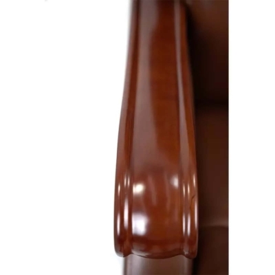 Кресло АКЛАС Ланселот EX RL (Кожа LC-I Brown/PU Brown)