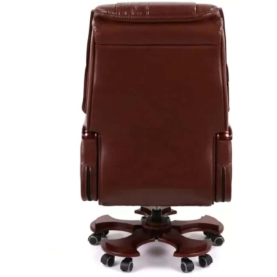 Кресло АКЛАС Ланселот EX RL (Кожа LC-I Brown/PU Brown)