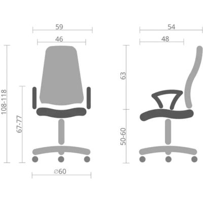 Кресло АКЛАС Ультра TILT SP-6410-9 (Черный)
