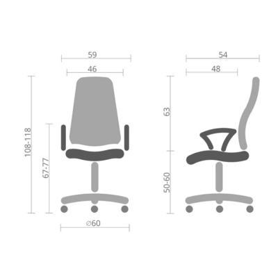 Крісло АКЛАС Ультра TILT SP-6410-9 Чорний (Чорний)