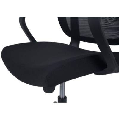 Крісло АКЛАС Доріан BL TILT Чорний (K-01 black OS-3000 Black)