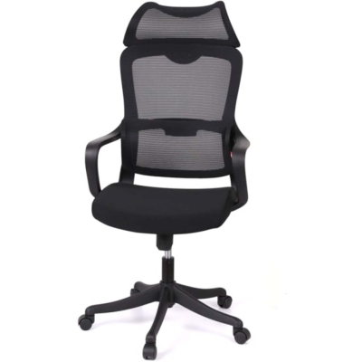 Крісло АКЛАС Доріан BL TILT Чорний (K-01 black OS-3000 Black)