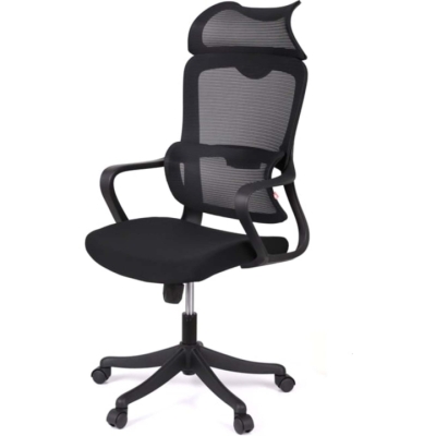 Крісло АКЛАС Доріан BL TILT Чорний (K-01 black OS-3000 Black)