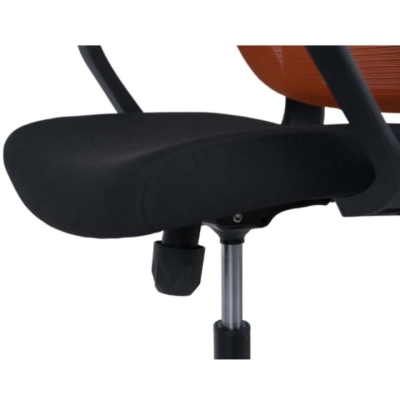 Кресло АКЛАС Дориан BL TILT (K-09 Orange/OS Black)