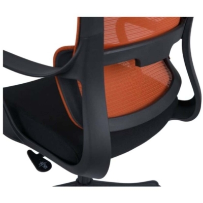 Кресло АКЛАС Дориан BL TILT (K-09 Orange/OS Black)