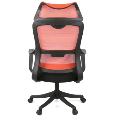 Кресло АКЛАС Дориан BL TILT (K-09 Orange/OS Black)